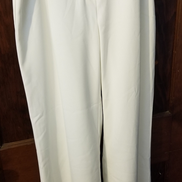St. Tropez West Ivory wide trouser pant. - Picture 2 of 5